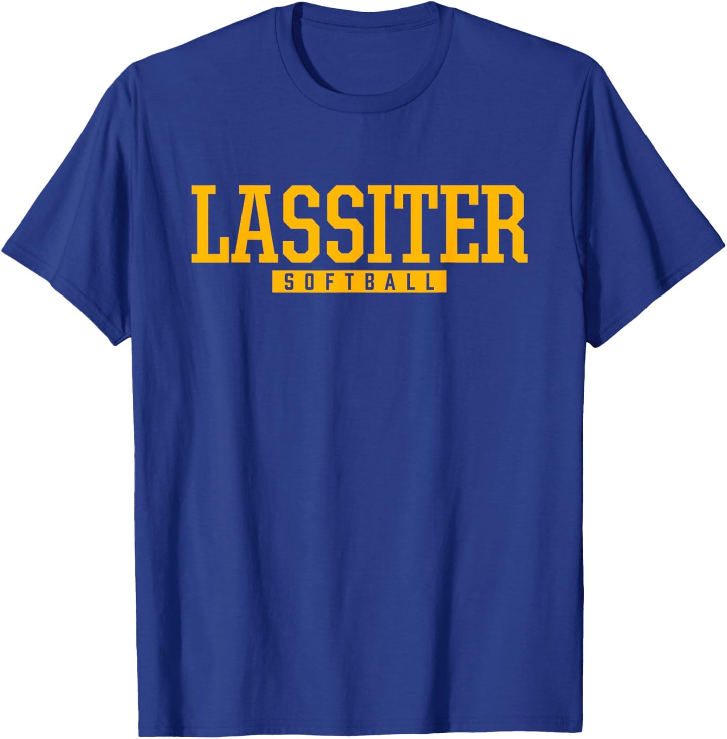 Lassiter High School Softball T-Shirt - T-Shirt | Royal