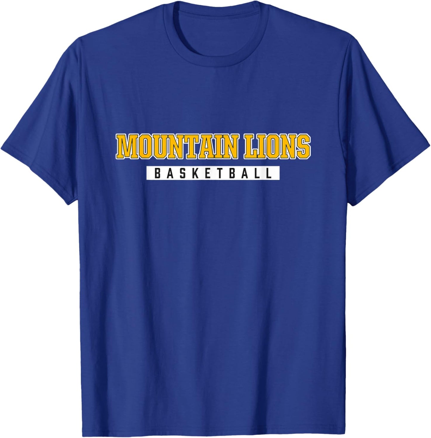 Mountain Lions Basketball Tucker County High School T-Shirt - T-Shirt | Royal