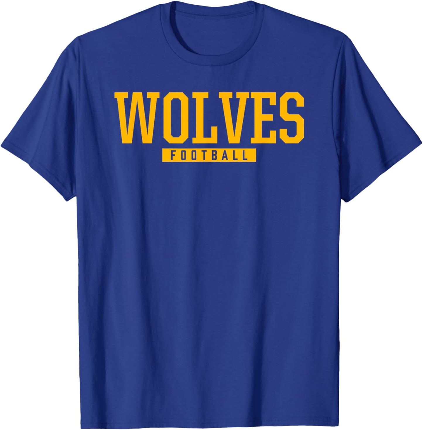 Bay City Central Wolves Football HS T-Shirt - T-Shirt | Royal