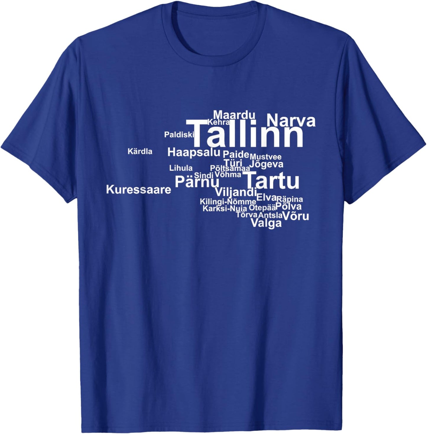 Estonia Outline, Estonia Travel, Estonian Pride, Estonia T-Shirt - T-Shirt | Royal