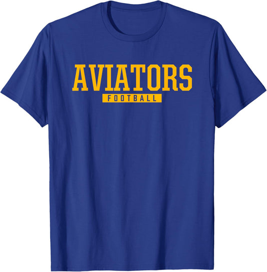 Sycamore Aviators Football HS T-Shirt - T-Shirt | Royal