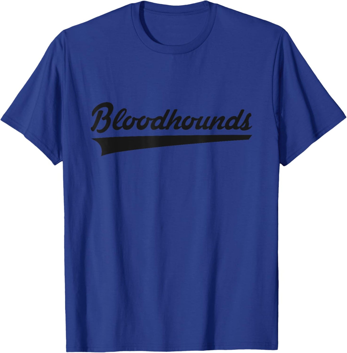 Fort Madison Bloodhounds Vintage Swoosh T-Shirt - T-Shirt | Royal