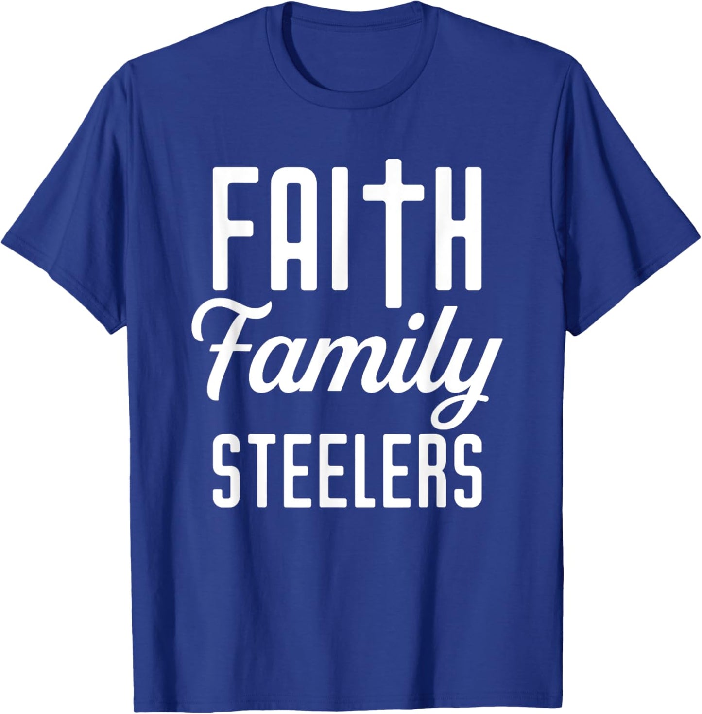 Steelers Fontana Faith Family HS T-Shirt - T-Shirt | Royal