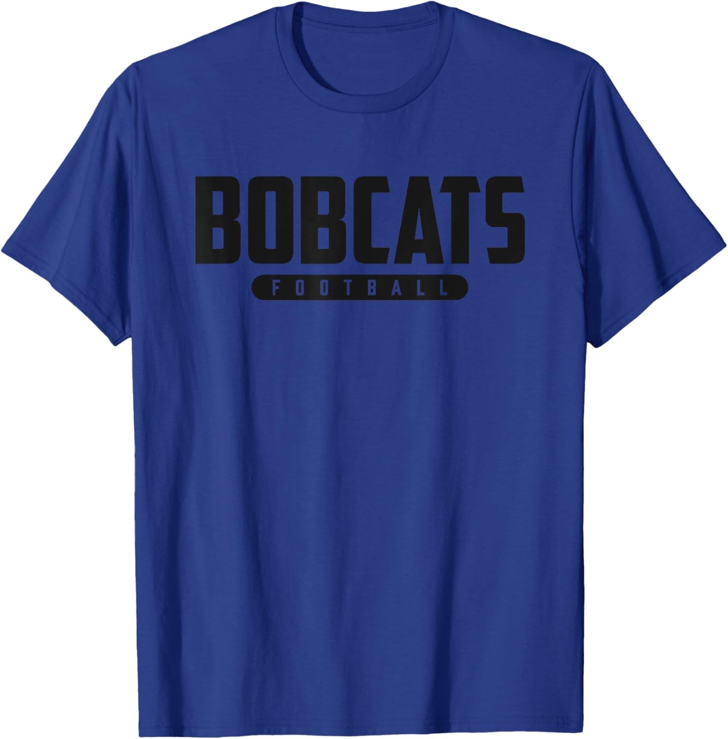 Brookings Bobcats Football T-Shirt - T-Shirt | Royal