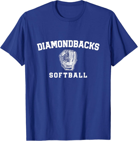Diamondbacks Century Softball Mitt HS T-Shirt - T-Shirt | Royal