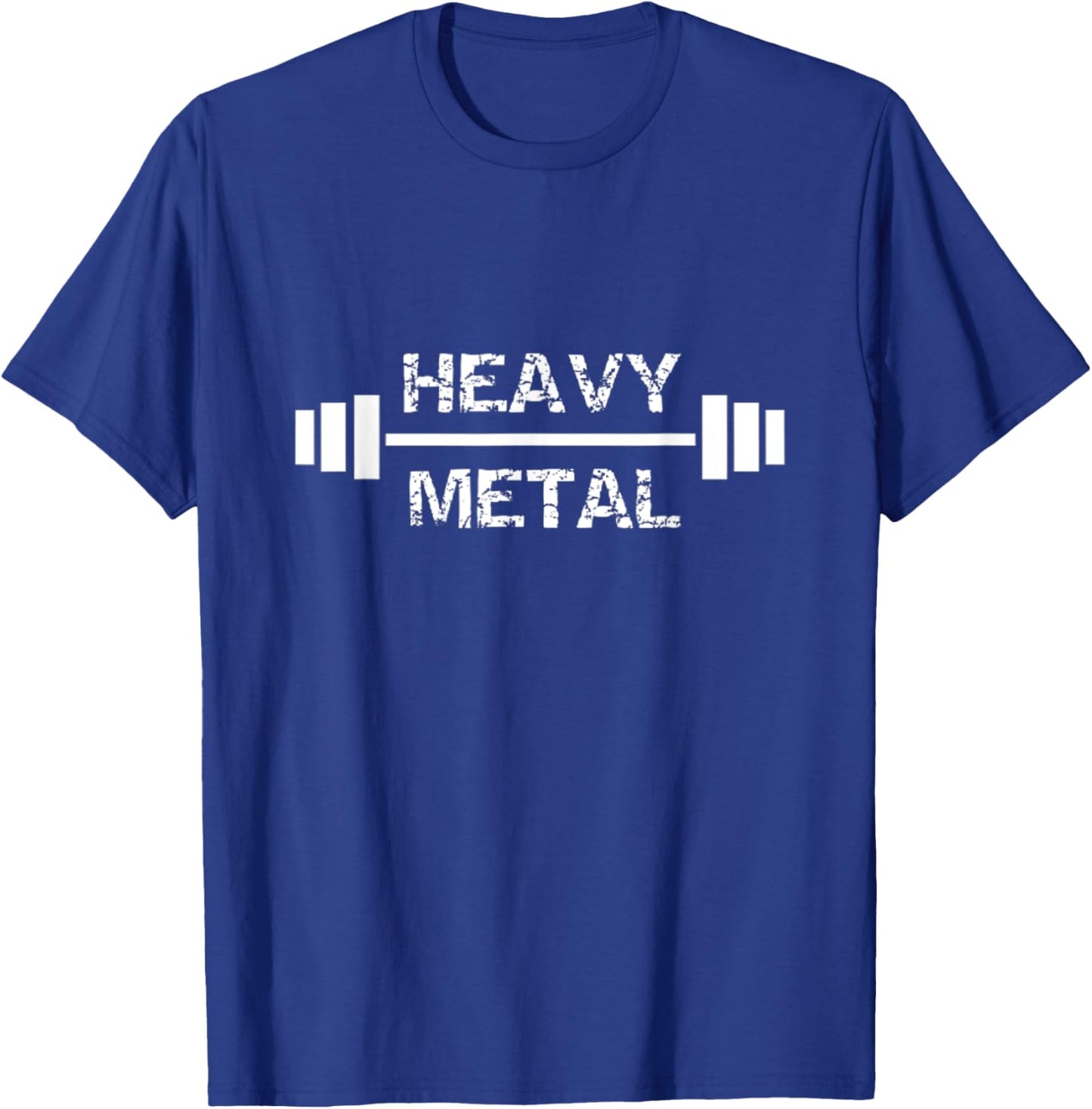 Heavy Metal Gym Fitness Bodybuilding Weightlifting T-Shirt - T-Shirt | Royal
