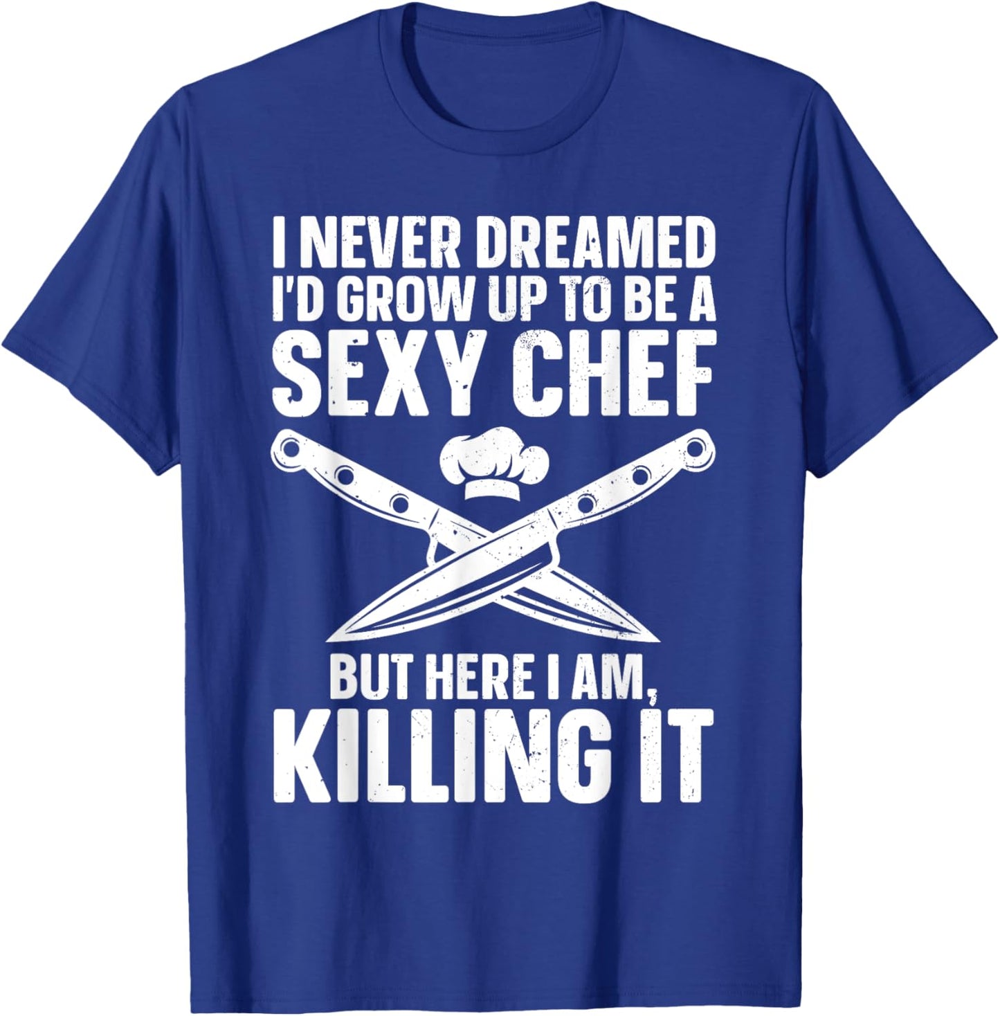 Funny Chef Design Women Cooking Culinary Cook Chef T-Shirt - T-Shirt | Royal