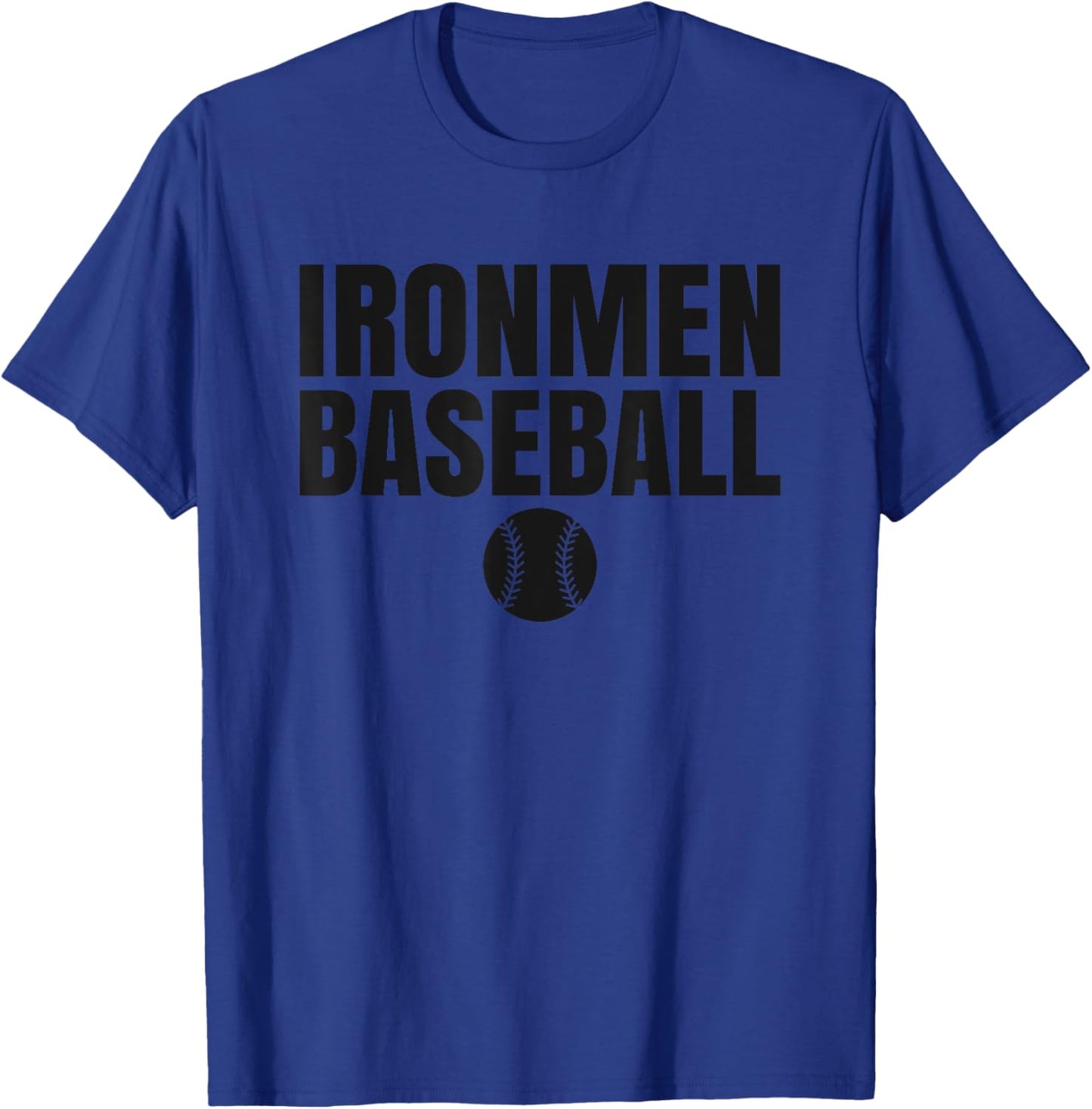 Normal Community Ironmen Baseball T-Shirt - T-Shirt | Royal