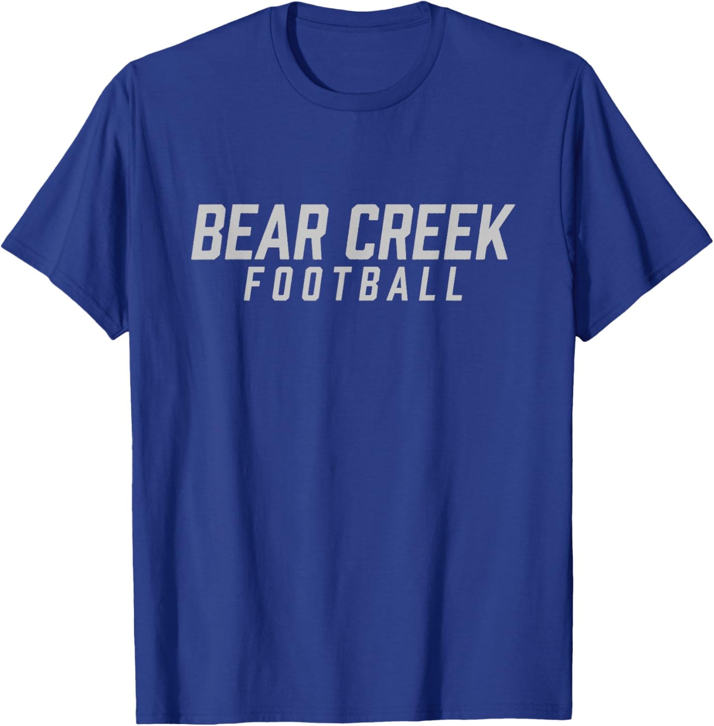Bear Creek High School Football Team T-Shirt - T-Shirt | Royal