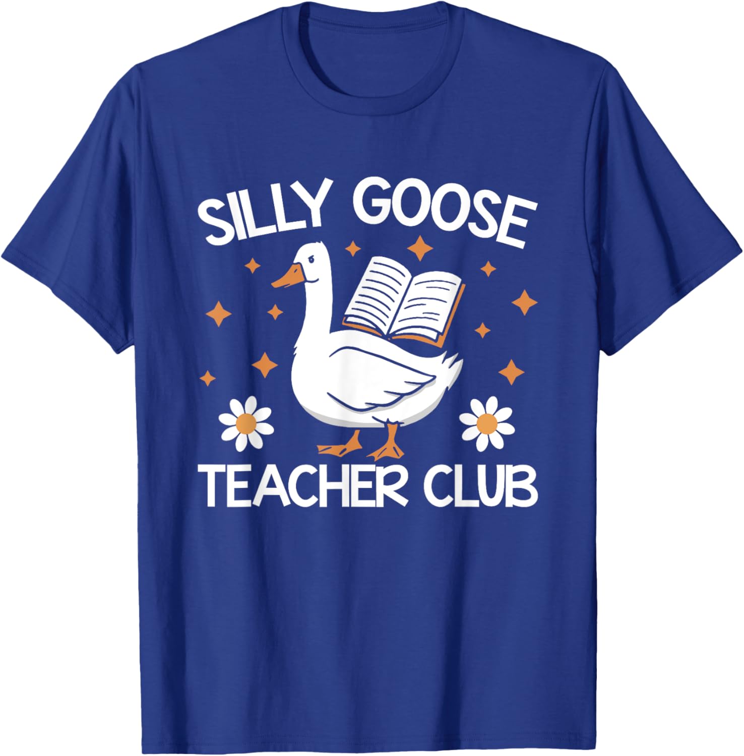 Silly Goose Teacher Club T-Shirt - T-Shirt | Royal