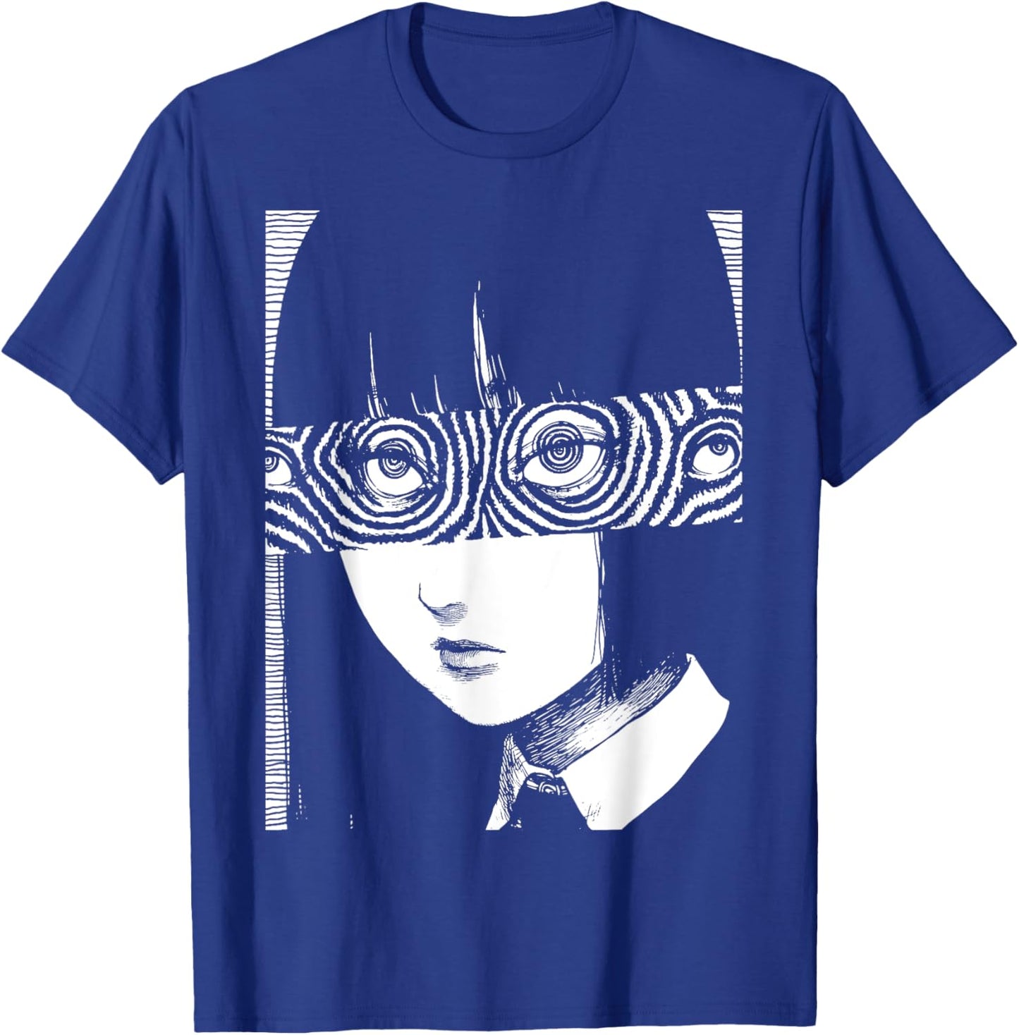 Horror Anime Manga | Japan Japanese Creepy Kawaii Goth T-Shirt - T-Shirt | Royal