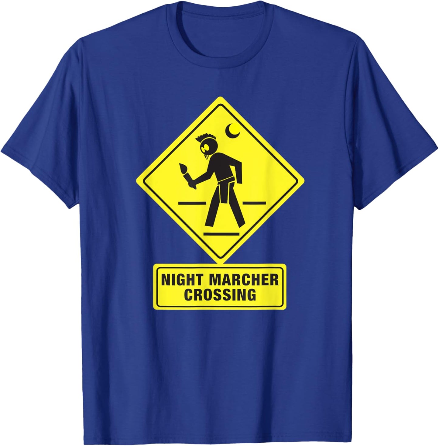 Night Marcher Crossing Hawaii Ghost funny T-Shirt - T-Shirt | Royal