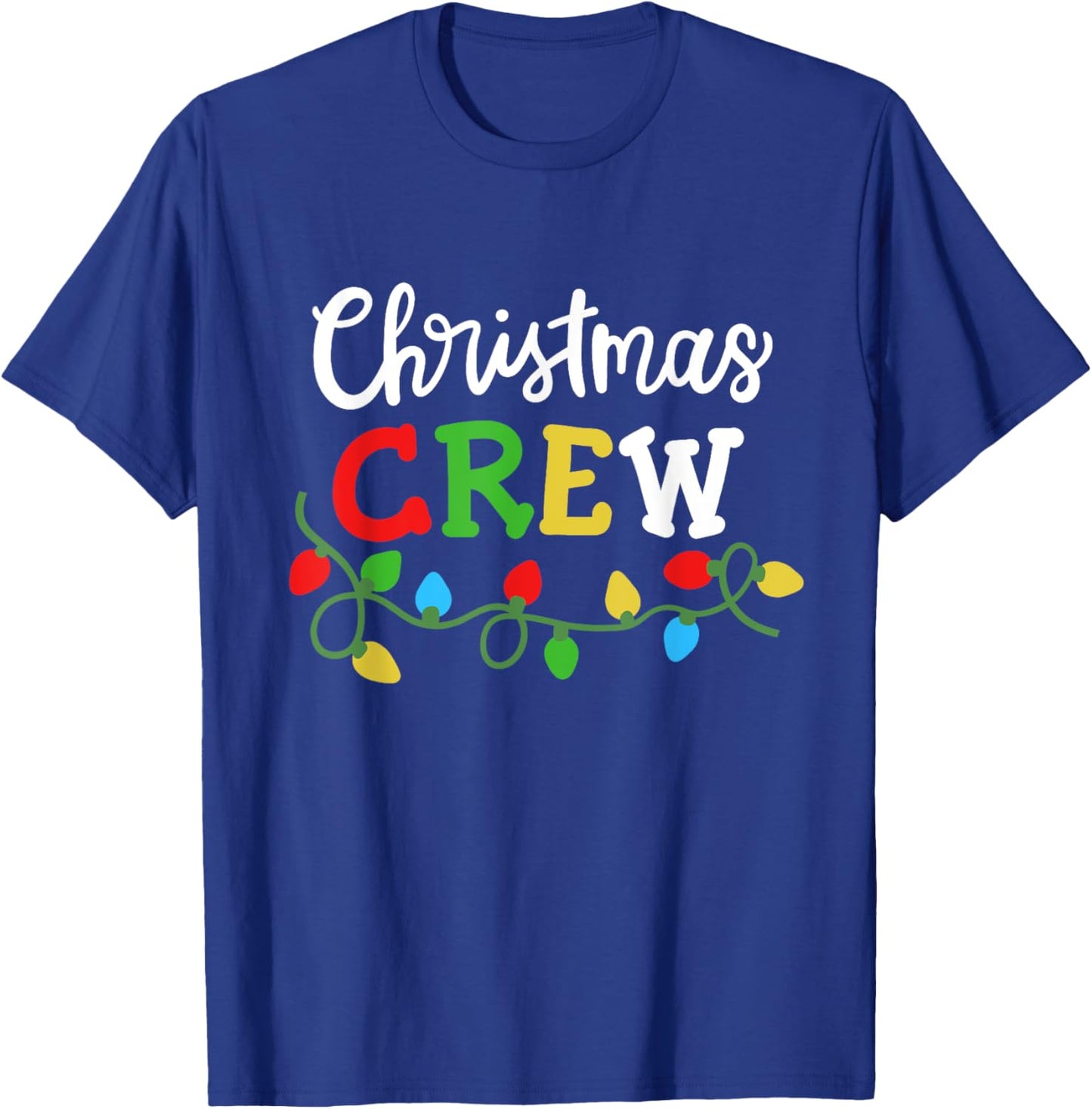 Christmas Crew Matching Family Xmas Party Men Women Kids T-Shirt - T-Shirt | Royal