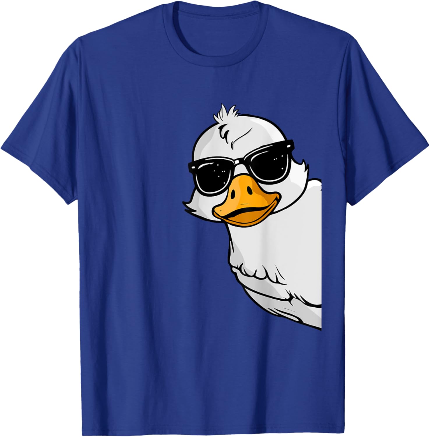 Cool Duck With Sunglasses Ducks Lover Peking Duck T-Shirt - T-Shirt | Royal