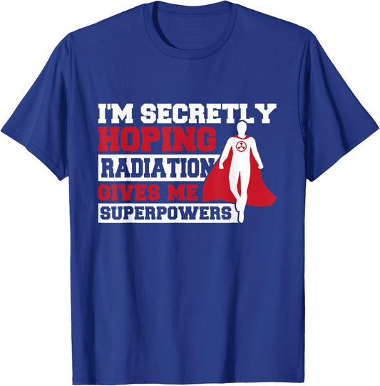 Radiation Cancer Chemo Radiology Radiation Therapy T-Shirt - T-Shirt | Royal