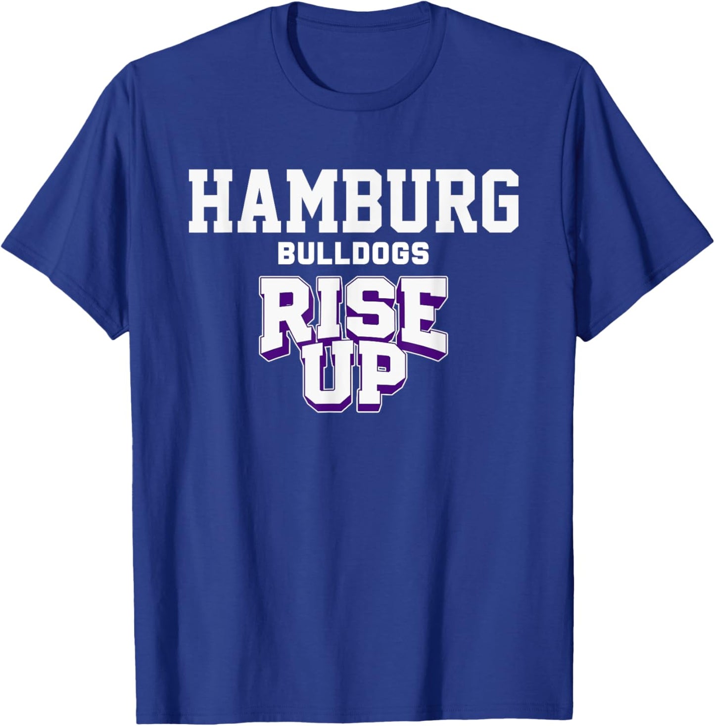 Hamburg Bulldogs Rise Up HS T-Shirt - T-Shirt | Royal