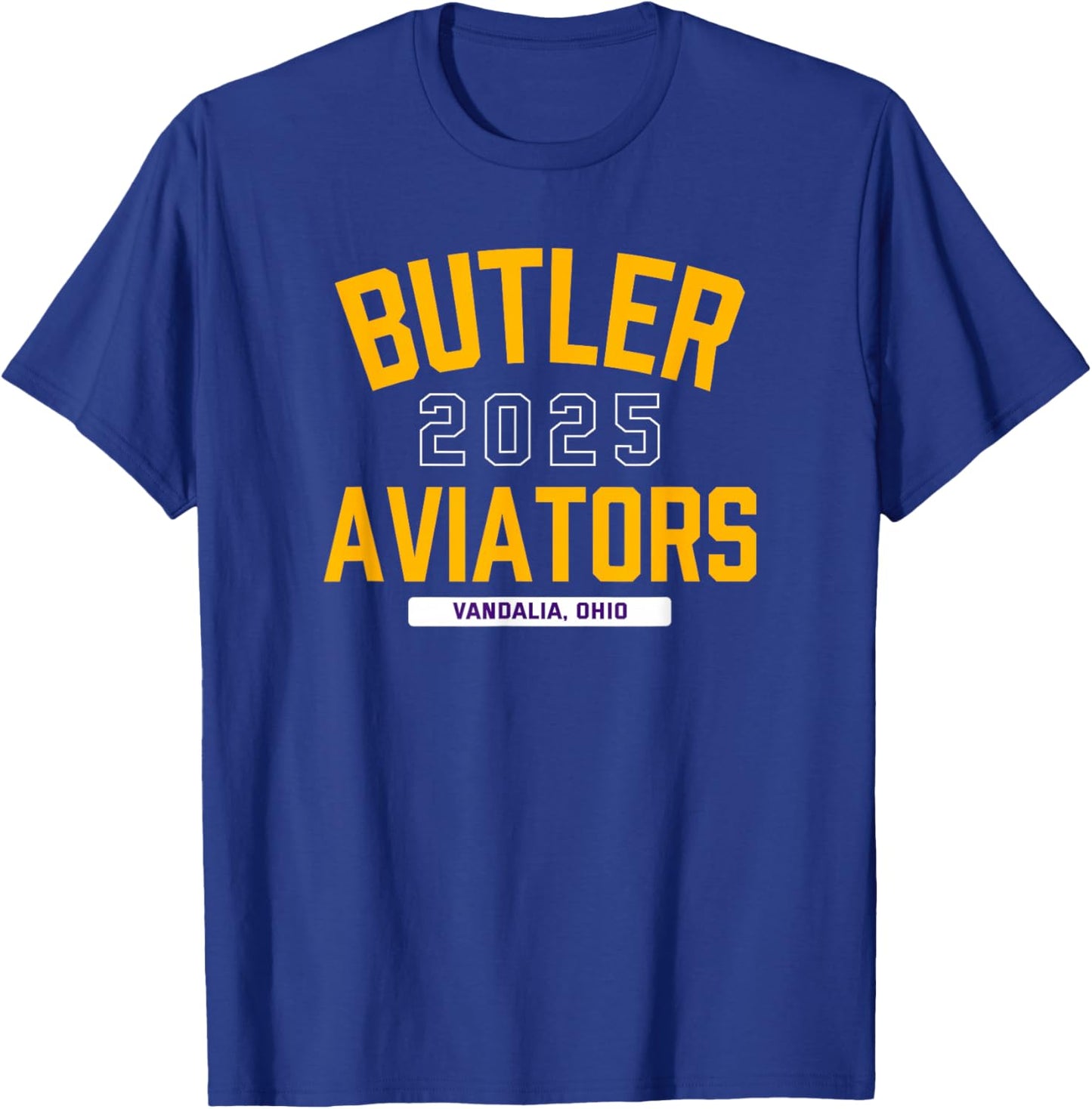 Butler Aviators Vandalia, Ohio 2025 T-Shirt - T-Shirt | Royal
