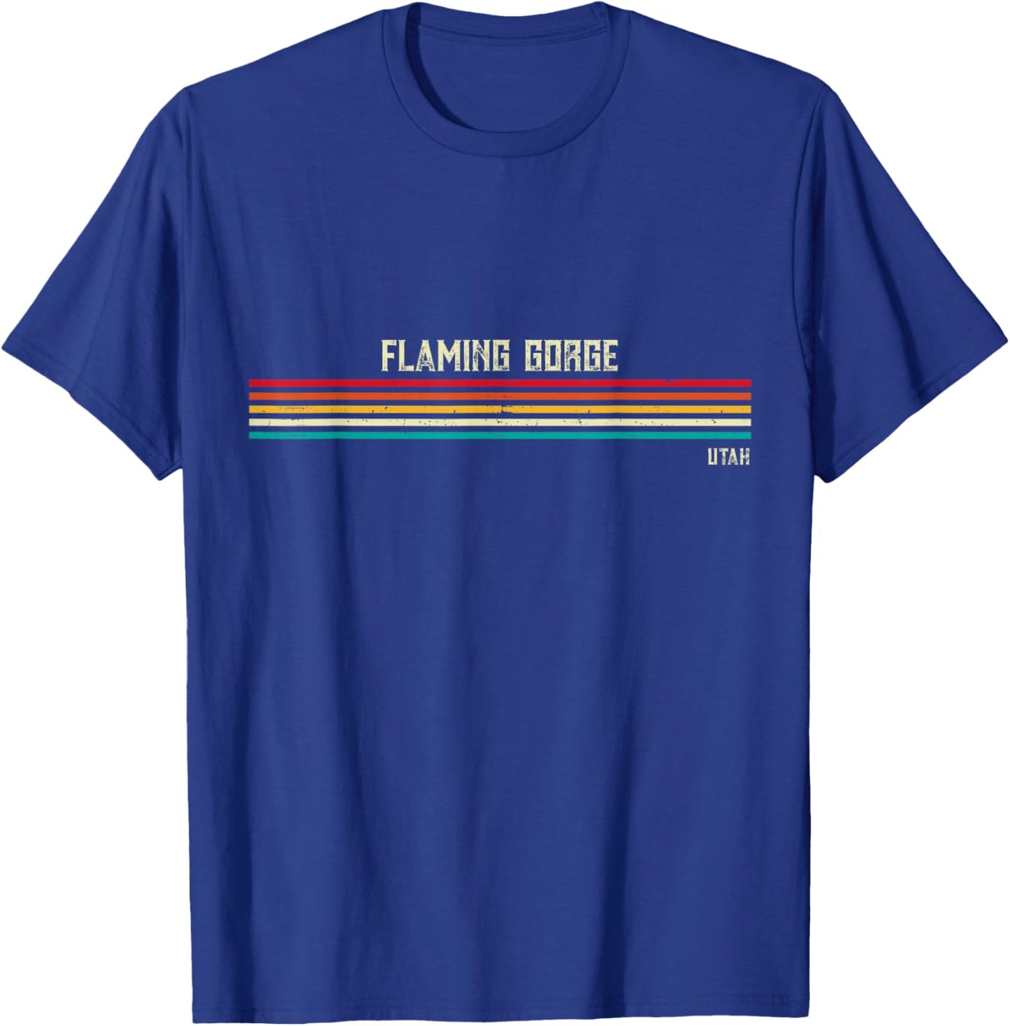 Flaming Gorge Utah T-Shirt - T-Shirt | Royal