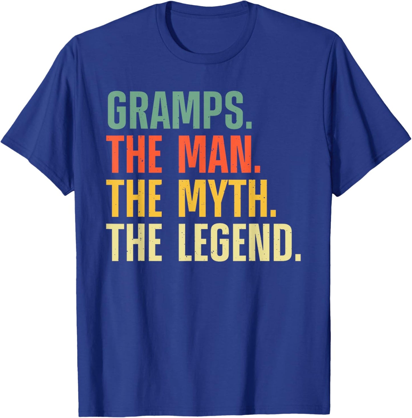 Gramps Design For Grandpa Grandfather From Grandkids Gramps T-Shirt - T-Shirt | Royal