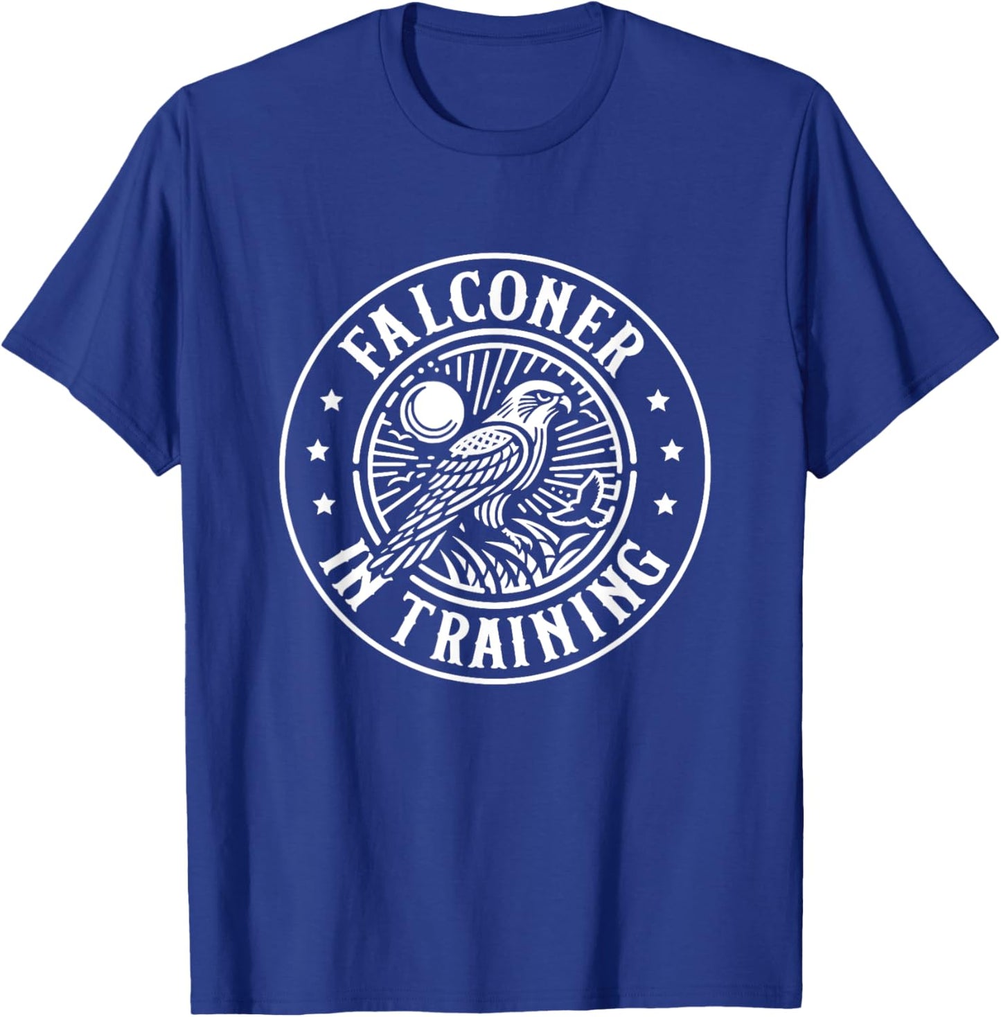 Falconer In Training Falconry Future Falcon Training Kids T-Shirt - T-Shirt | Royal