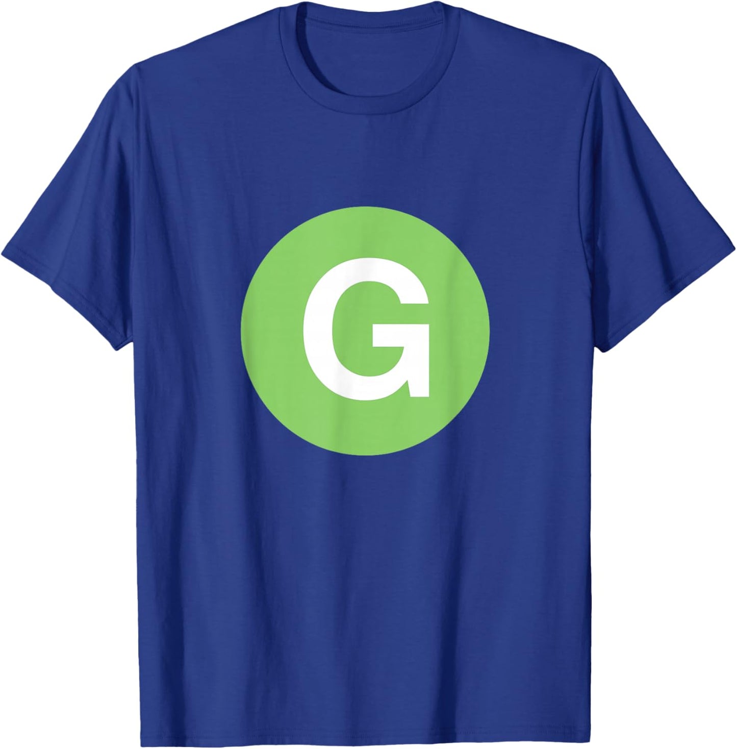 G Train - NYC Subway T-Shirt - T-Shirt | Royal