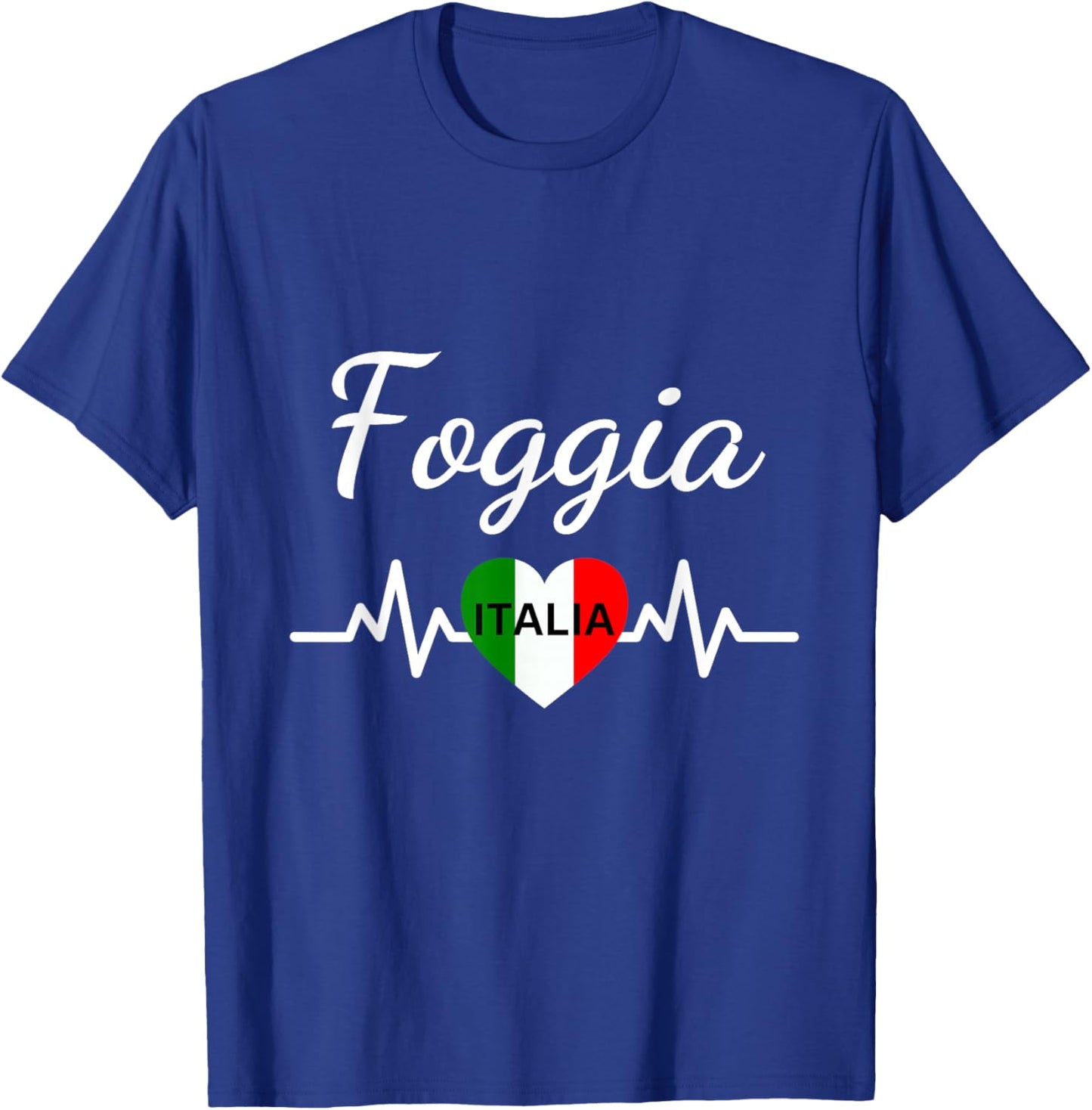 Foggia Italy Flag Italia Souvenir Matching Italian T-Shirt - T-Shirt | Royal