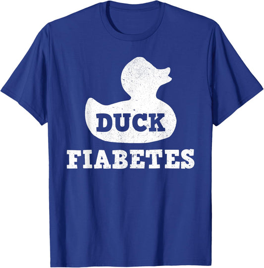 Duck Fiabetes Diabetes Awareness Month Insulin Pancreas T-Shirt - T-Shirt | Royal