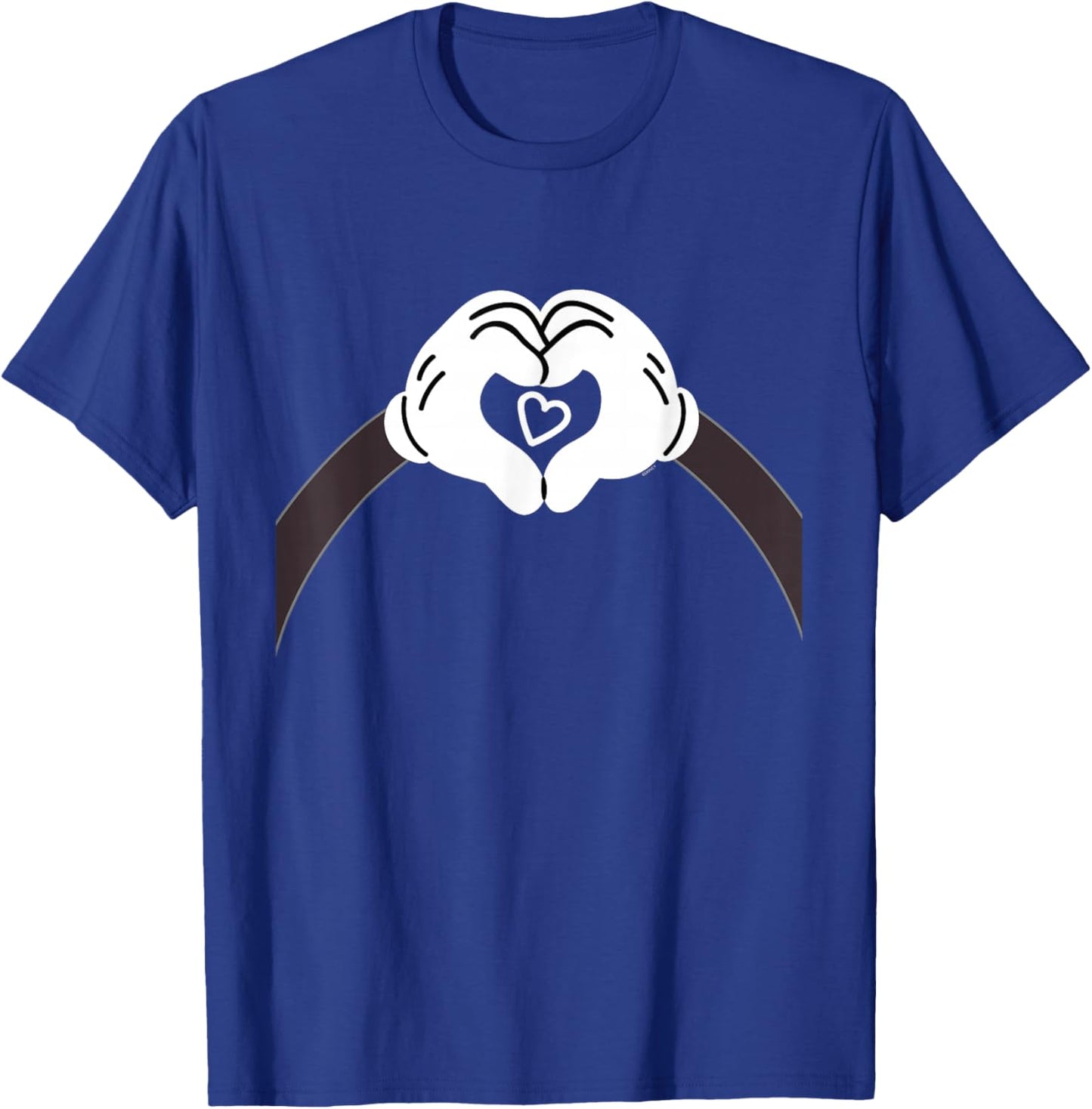 Disney Valentine's Day Mickey Mouse Making Hand Heart T-Shirt - T-Shirt | Royal