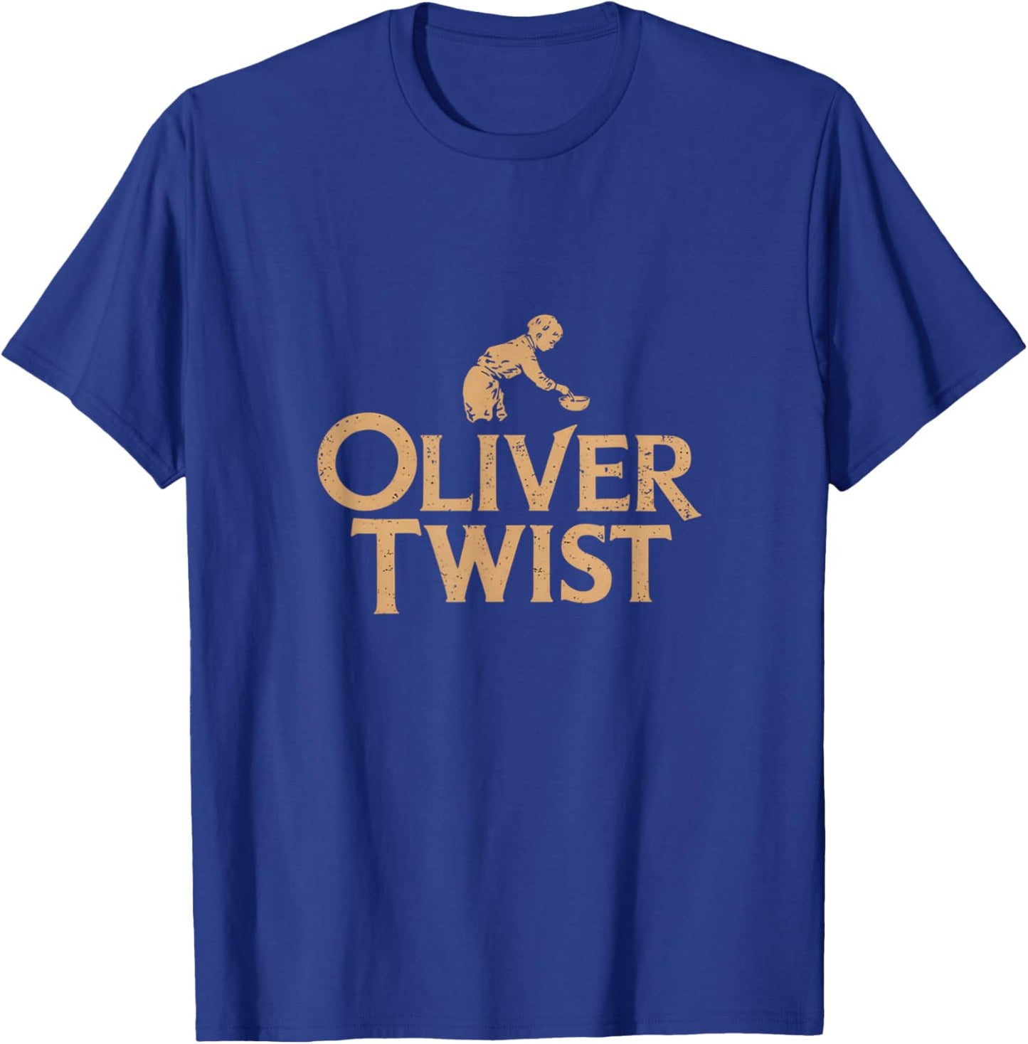 Oliver Classic Novel Vintage Musical Theatre Broadway T-Shirt - T-Shirt | Royal