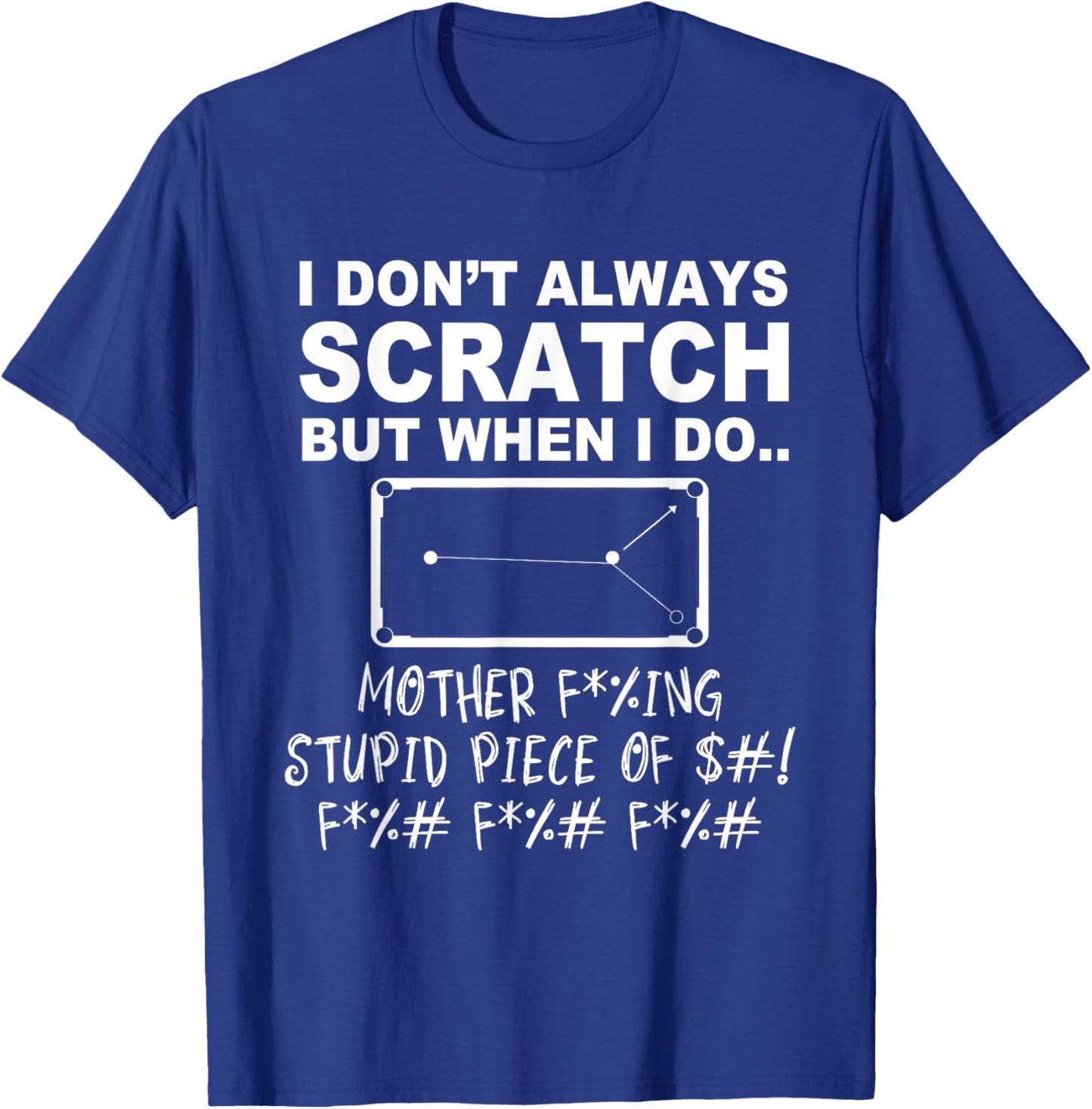 Pool Funny Billiards T-Shirt - T-Shirt | Royal