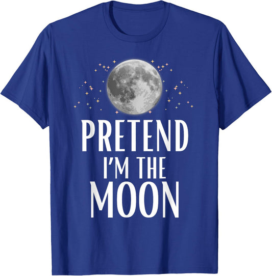 Pretend I'm The Moon Halloween Costume Matching Group Kids T-Shirt - T-Shirt | Royal