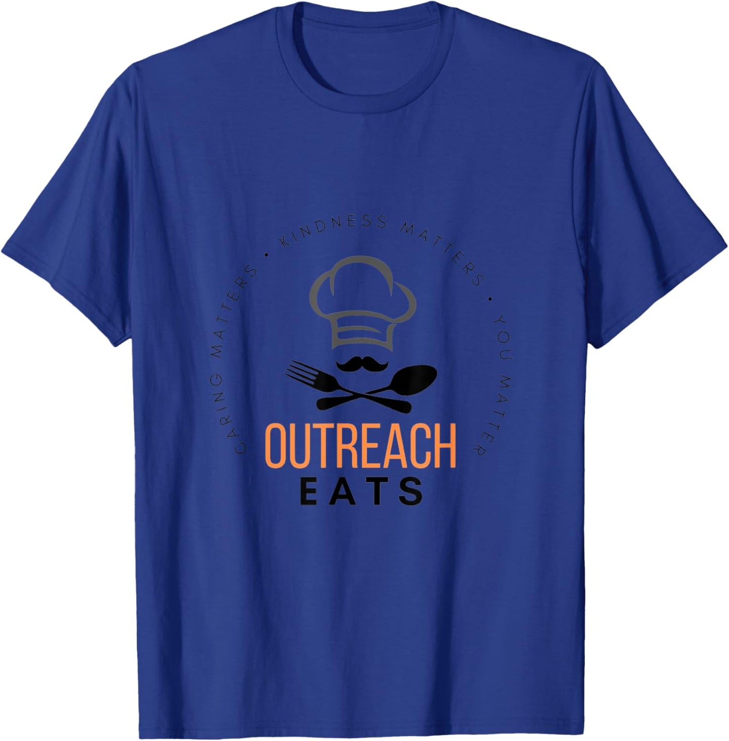 Outreach Eats T-Shirt - T-Shirt | Royal