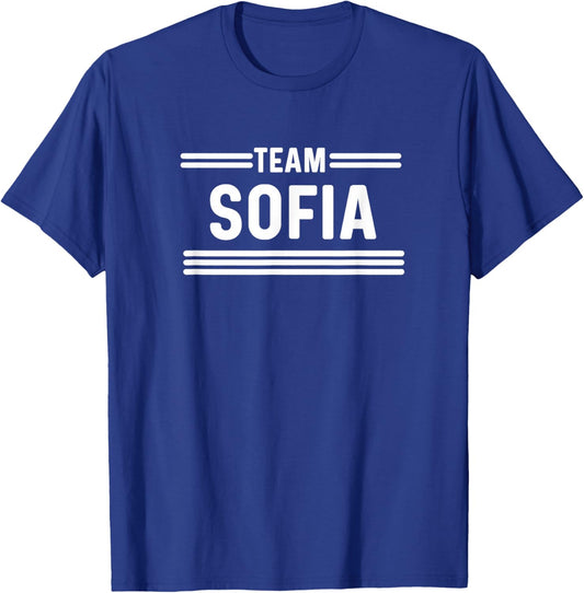 Team Sofia - Family Name T-Shirt - T-Shirt | Royal