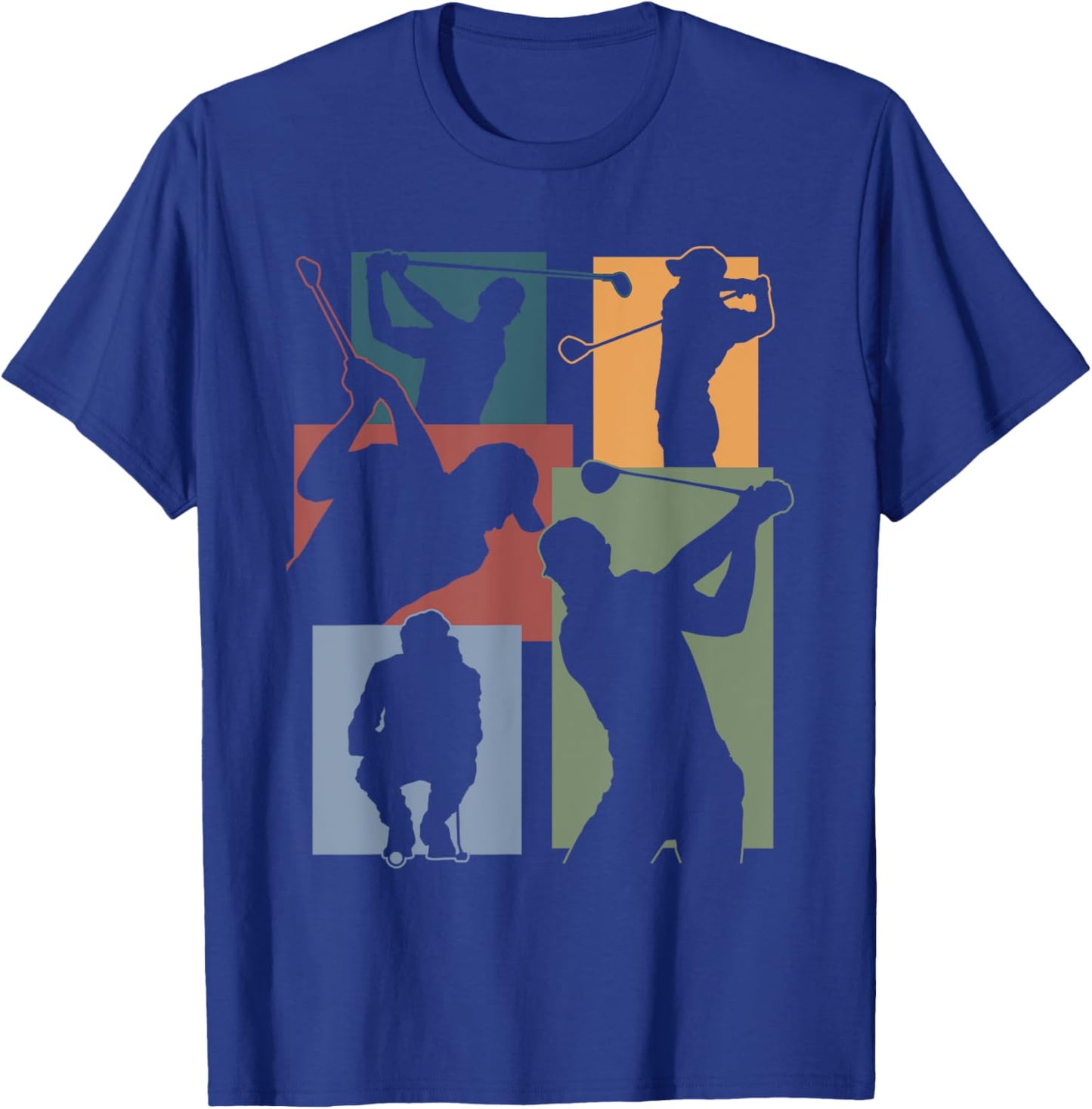 Funny Golf Player Cool Golfer Golfing Game Enthusiast Outfit T-Shirt - T-Shirt | Royal