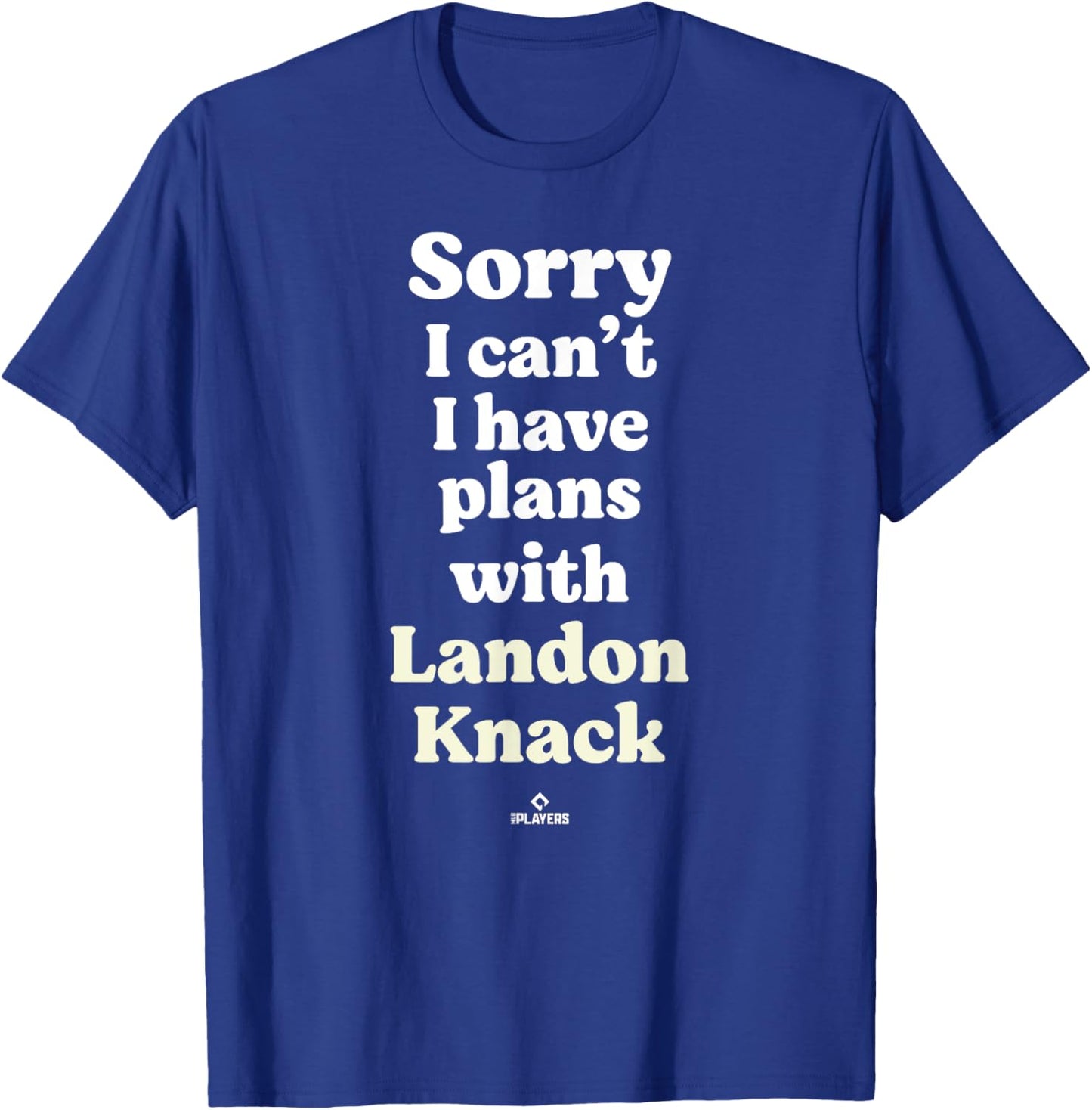 Landon Knack Prospect Baseball Fan Gear T-Shirt - T-Shirt | Royal