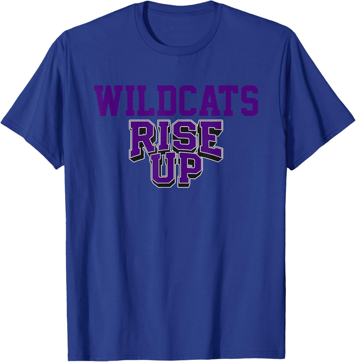 West Ashley Wildcats Rise Up HS T-Shirt - T-Shirt | Royal