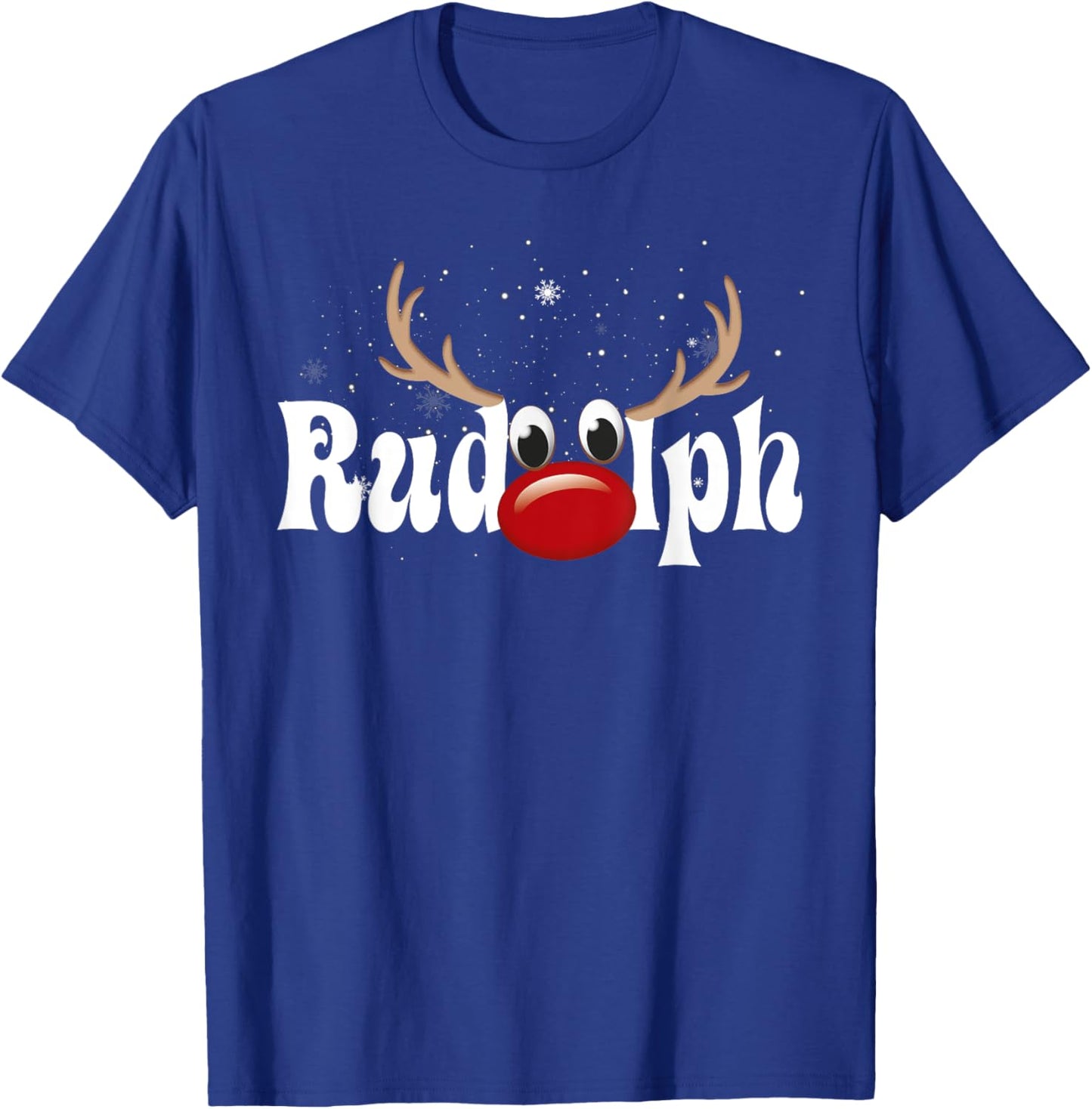 RUDOLPH Red Nose Reindeer T-Shirt - T-Shirt | Royal