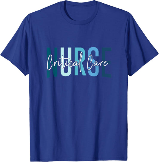 Funny Critical Care Nurse CCU Nurse Critical Care Nurse T-Shirt - T-Shirt | Royal