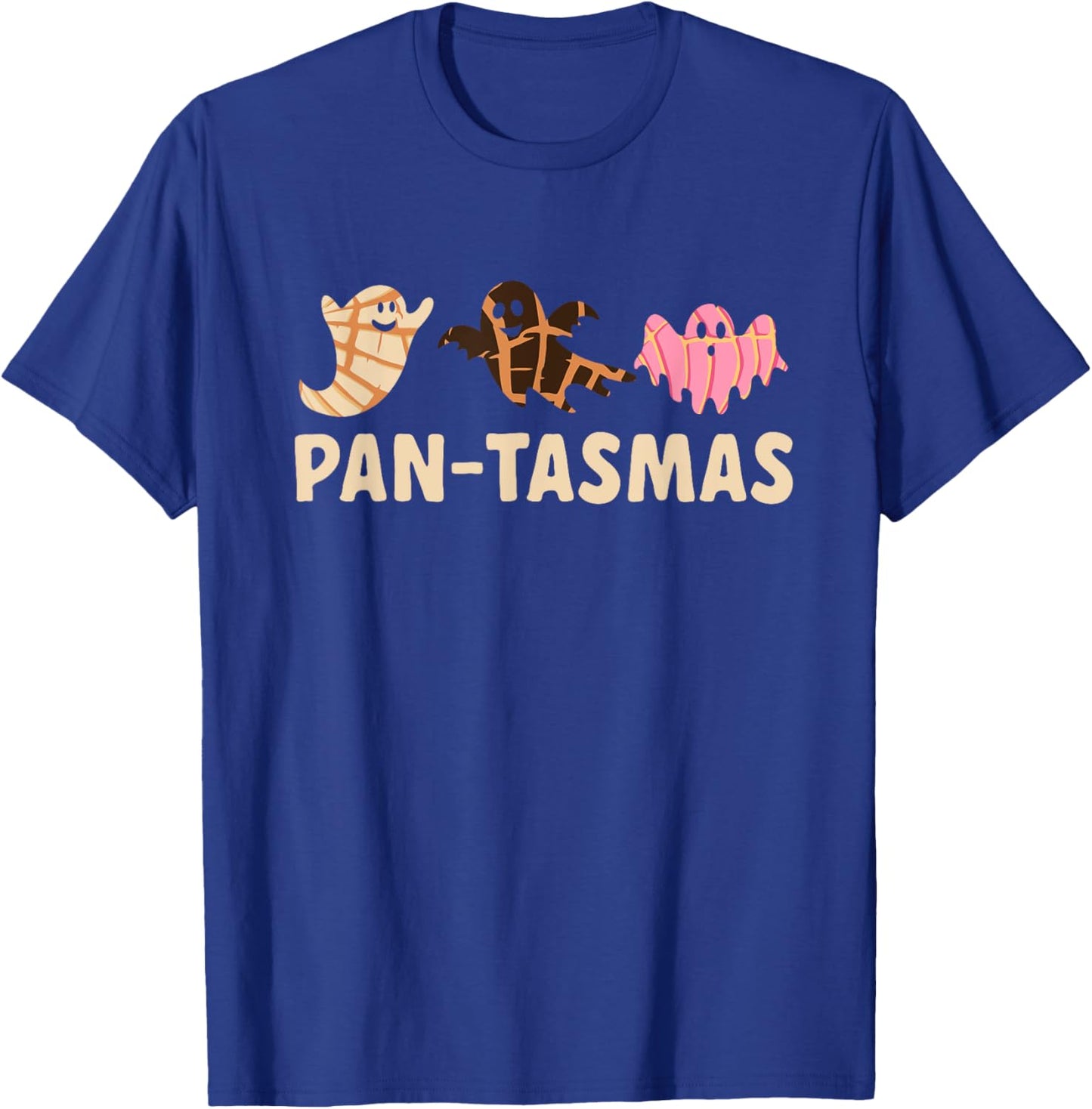 Pantasmas Spooky Conchas Mexican Ghost Halloween T-Shirt - T-Shirt | Royal