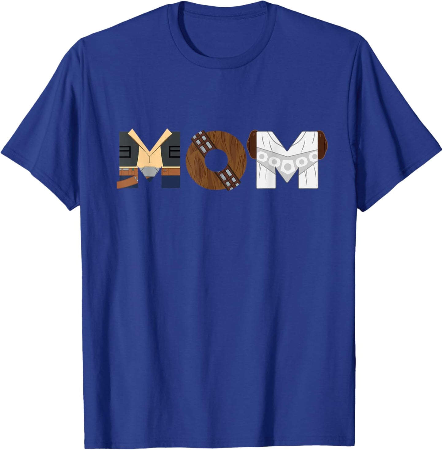 Star Wars Han Solo Chewbacca Leia Mom Mother’s Day Birthday T-Shirt - T-Shirt | Royal