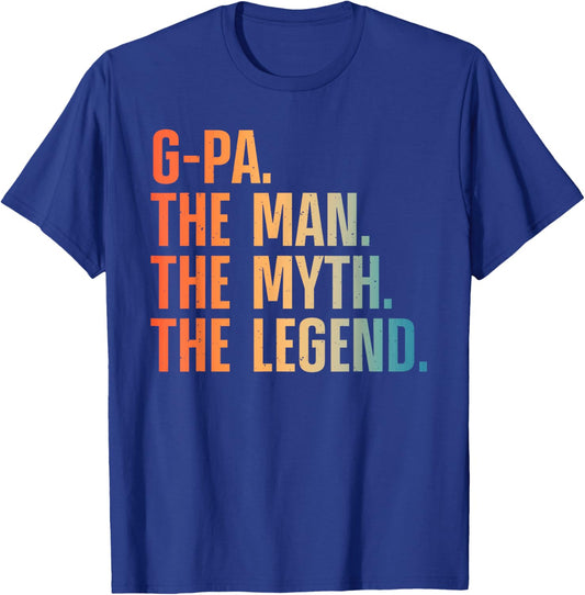 G-Pa Design For Grandpa Grandfather From Grandkids G-Pa T-Shirt - T-Shirt | Royal