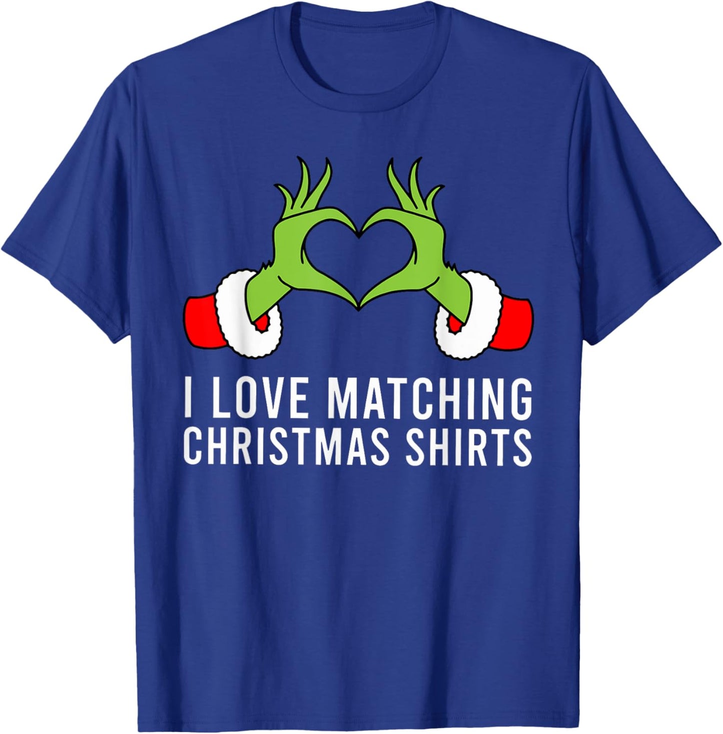 I Love Matching Christmas Shirts But I Don't Xmas Couples T-Shirt - T-Shirt | Royal