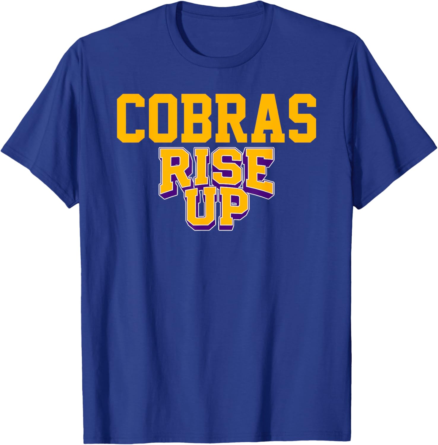 Fountain Lake Cobras Rise Up HS T-Shirt - T-Shirt | Royal