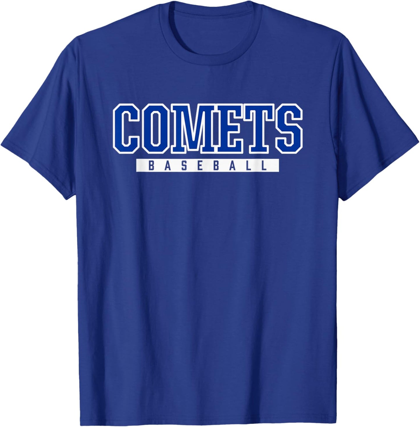 Clayton Comets Baseball T-Shirt - T-Shirt | Royal