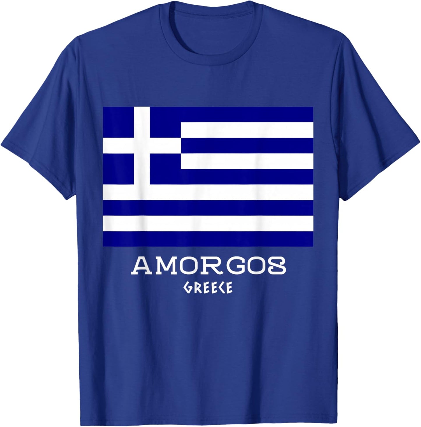 Amorgos Greece Greek Island Hellas Vacation Souvenir Proud T-Shirt - T-Shirt | Royal
