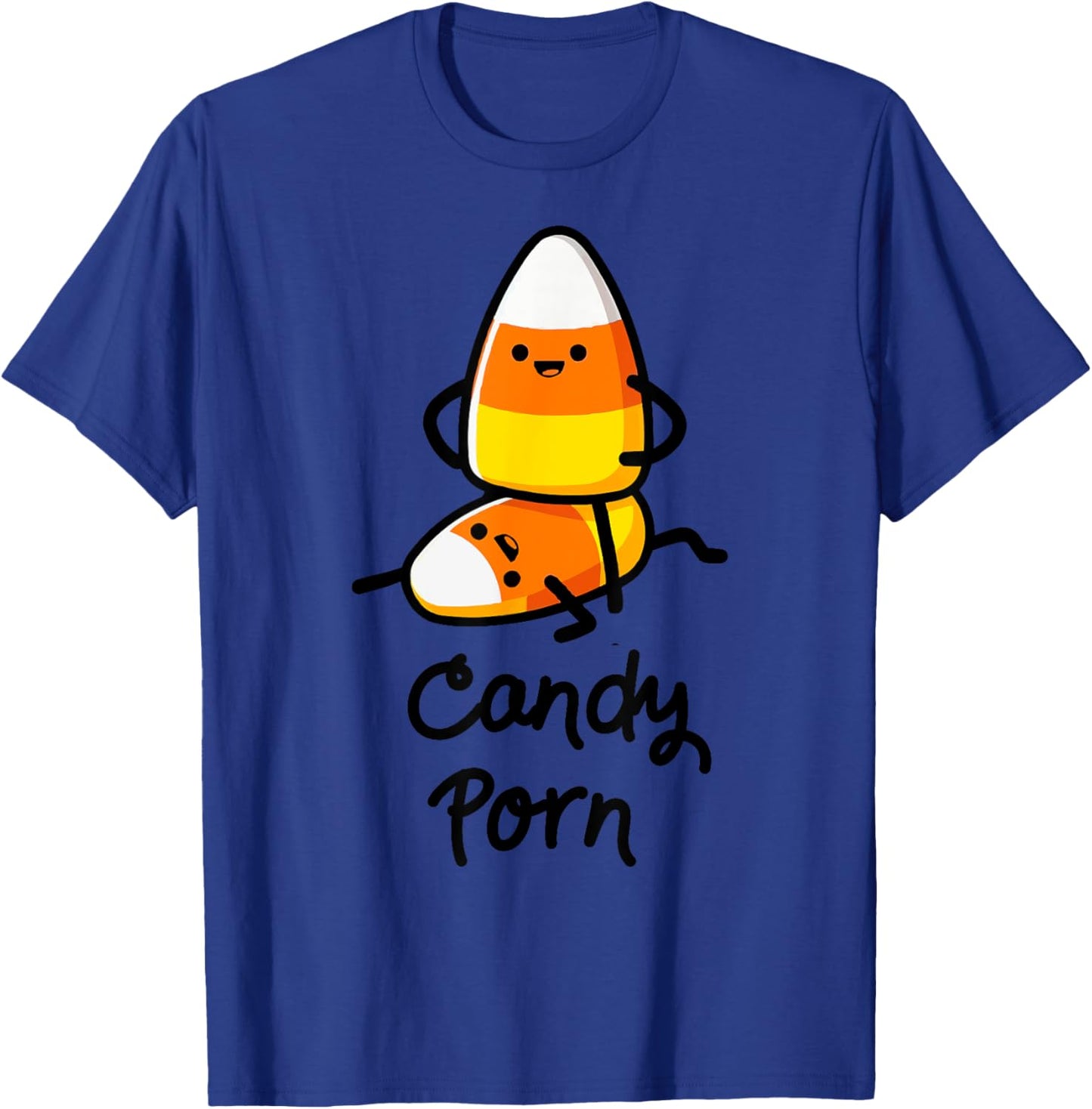 Funny Sarcastic Joke Candy Porn Lazy Halloween Costume T-Shirt - T-Shirt | Royal