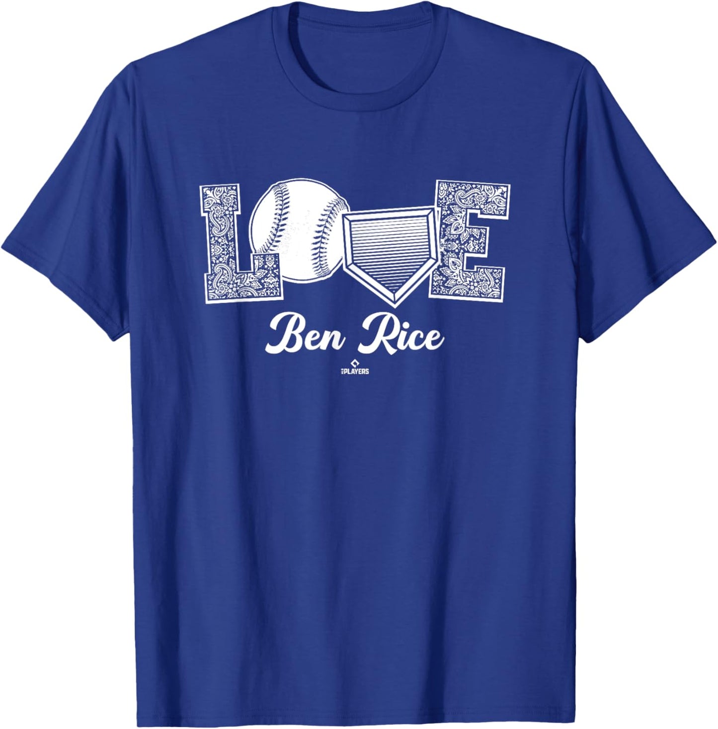 Love My Player Ben Rice Prospect Baseball Fan Gear T-Shirt - T-Shirt | Royal