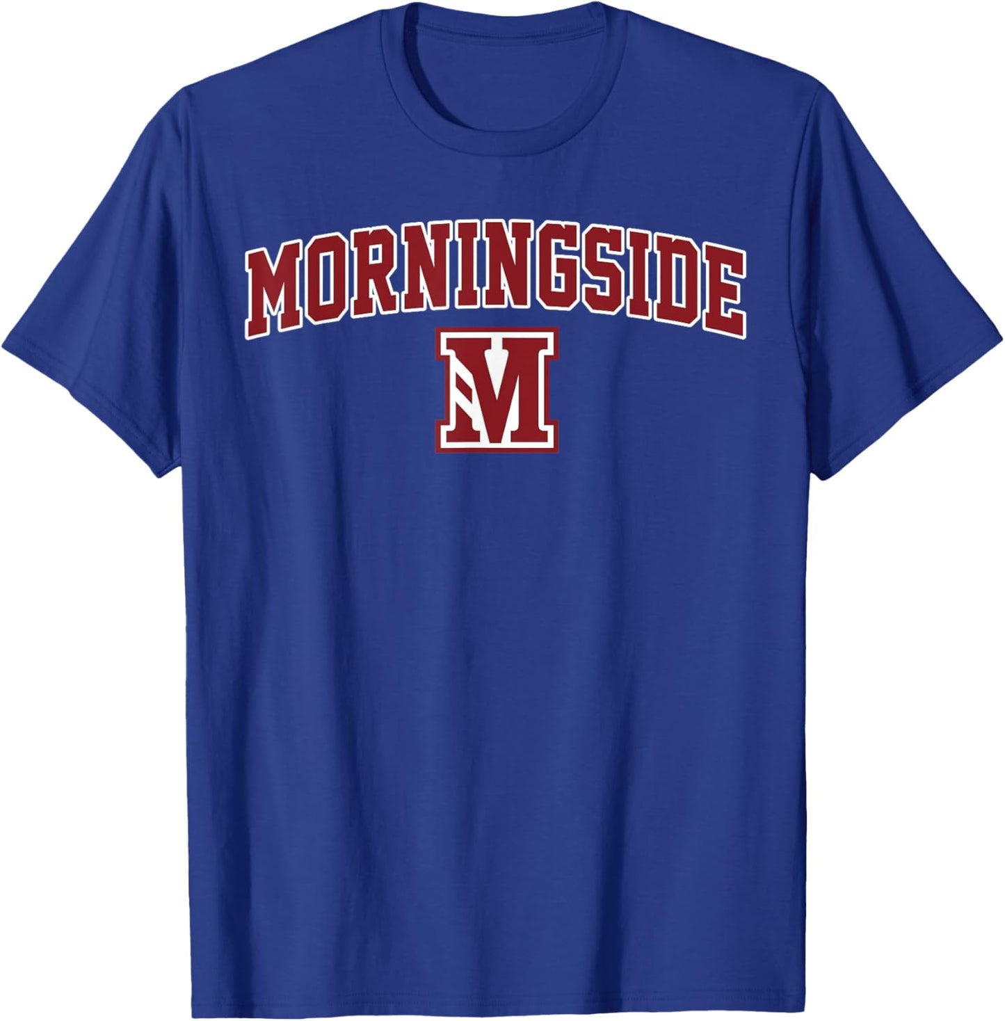 Morningside University Arch Vintage Sports Design Men Women T-Shirt - T-Shirt | Royal