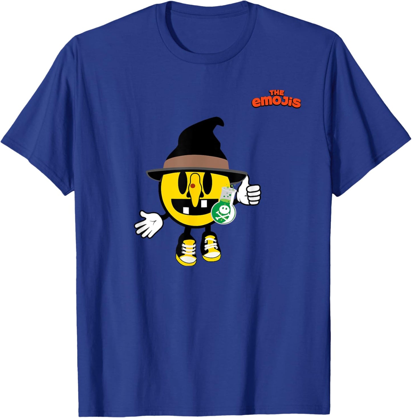 Emoji Witch Yellow Face Thumb Up T-Shirt - T-Shirt | Royal