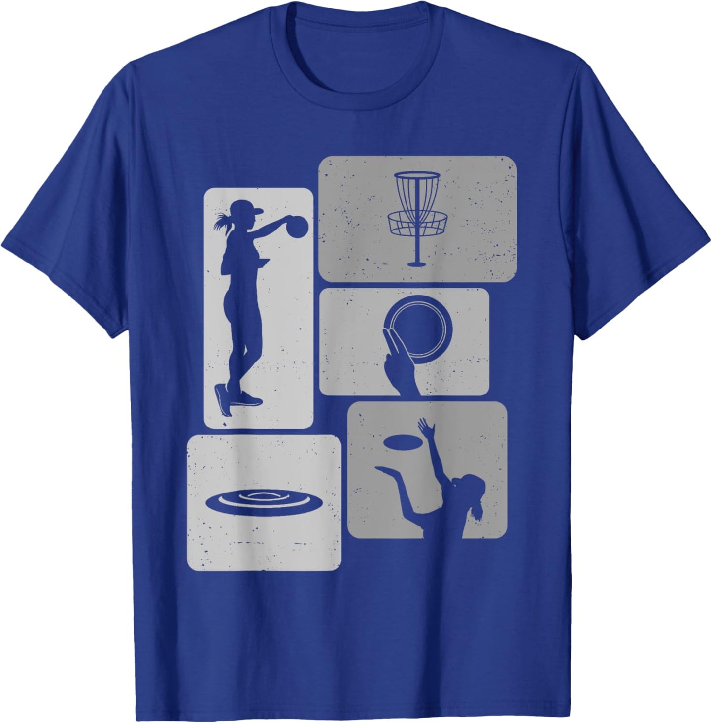 Funny Disc Golf Player Cool Flying Disk Sports Enthusiast T-Shirt - T-Shirt | Royal